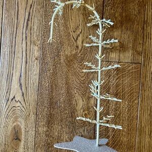 Gold Star Base Holder Holiday Ornaments or Mini Prints, Mini Charms